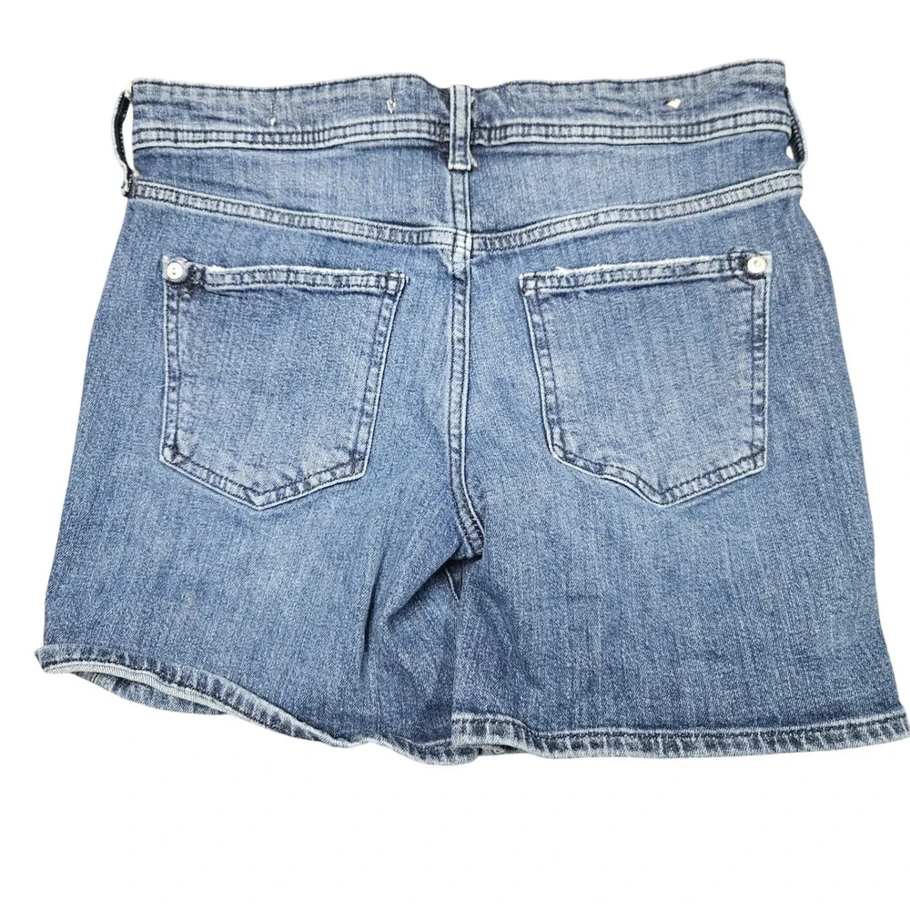 Pilcro x Anthropologie Boyfriend Denim Shorts Size 26 Blue Faded Casual Summer - Picture 2 of 8